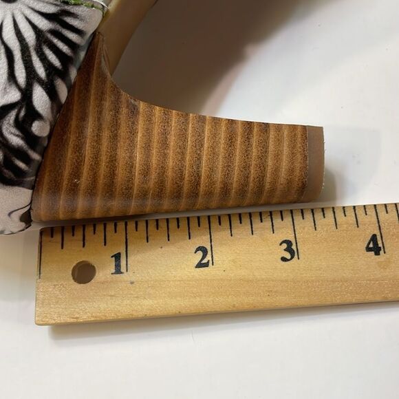 L’Artistic Womens Spring Step Amora Hand Painted Leather  Sandal Heel Sz 10.5 - Picture 10 of 14